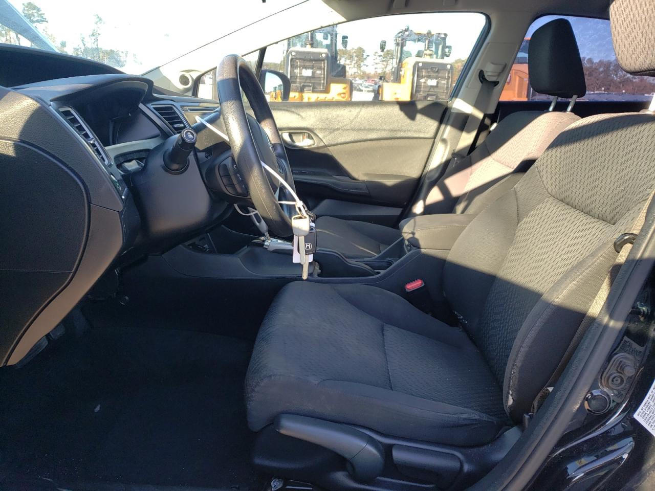 2015 Honda Civic VIN 19XFB2F71FE257382 Copart auction photo, rear end / side damage thumbnail 7