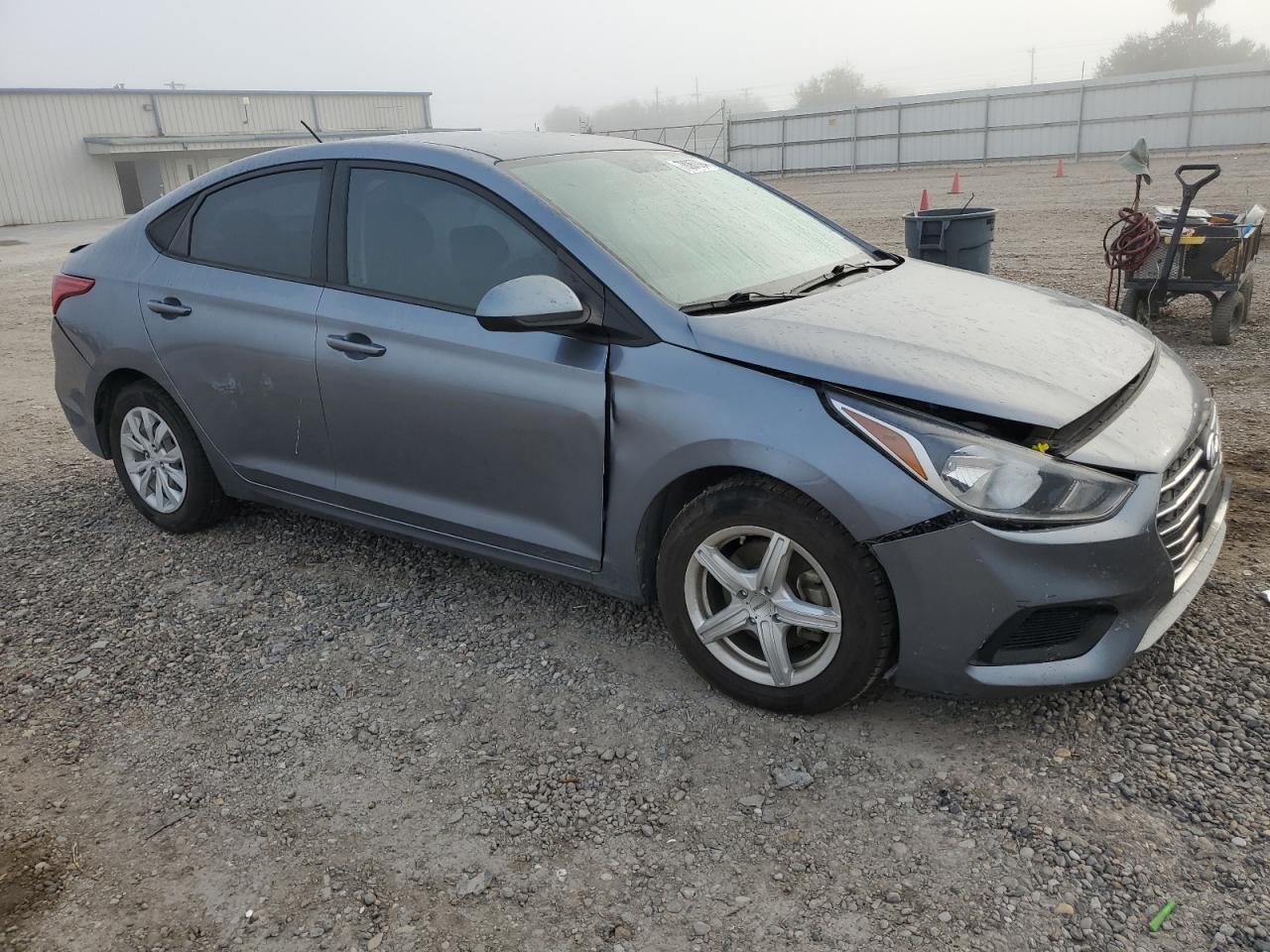 2020 Hyundai Accent VIN 3KPC24A68LE113322 Copart auction photo, front end / all over damage thumbnail 4
