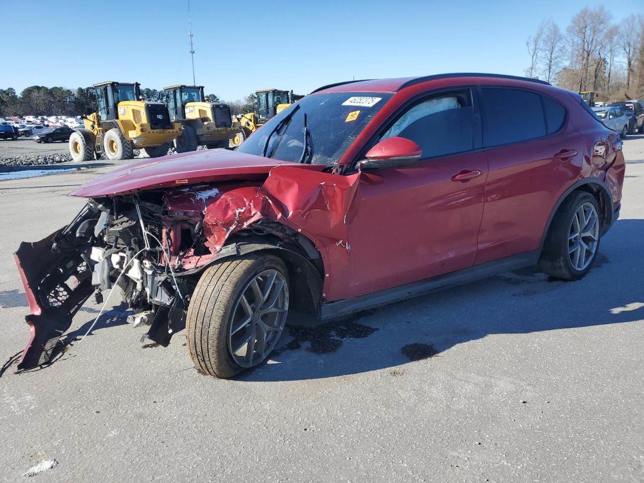 2018 Alfa Romeo Stelvio VIN ZASFAKNN9J7B78626 - Copart auction photo