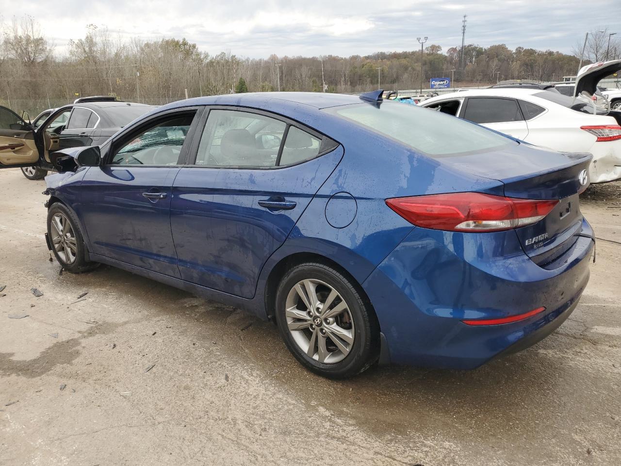 2018 Hyundai Elantra VIN 5NPD84LF8JH365404 Copart auction photo, front end damage thumbnail 2