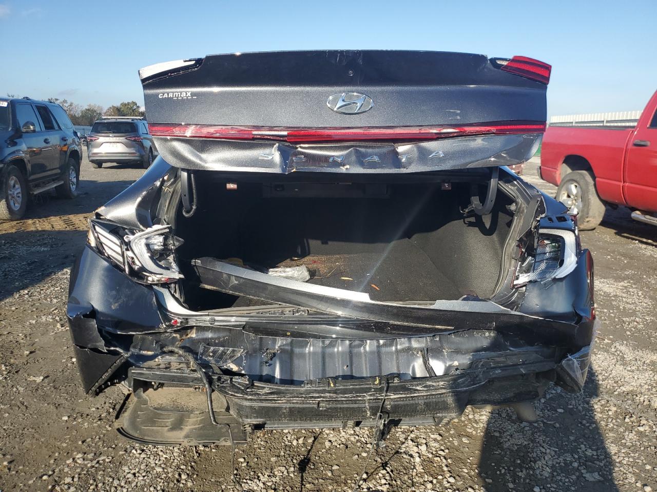 2020 Hyundai Sonata VIN 5NPEG4JA0LH061808 Copart auction photo, rear end / minor dent/scratches damage thumbnail 6