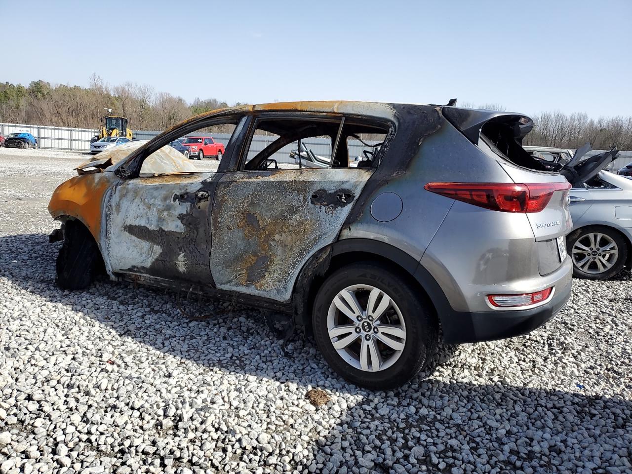 2019 KIA Sportage VIN KNDPM3AC2K7513855 Copart auction photo, burn / replaced vin damage thumbnail 2