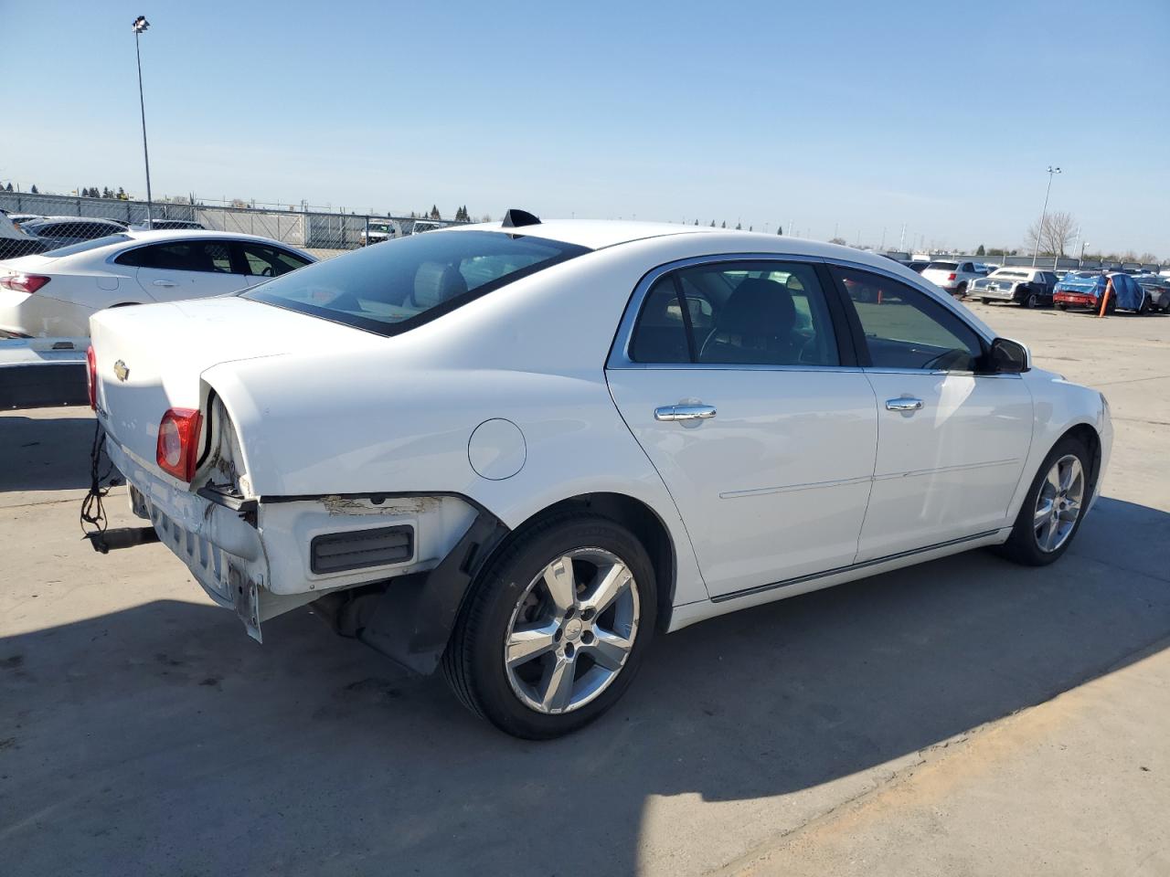 2012 Chevrolet Malibu VIN 1G1ZD5E06CF364922 Copart auction photo, rear end damage thumbnail 3