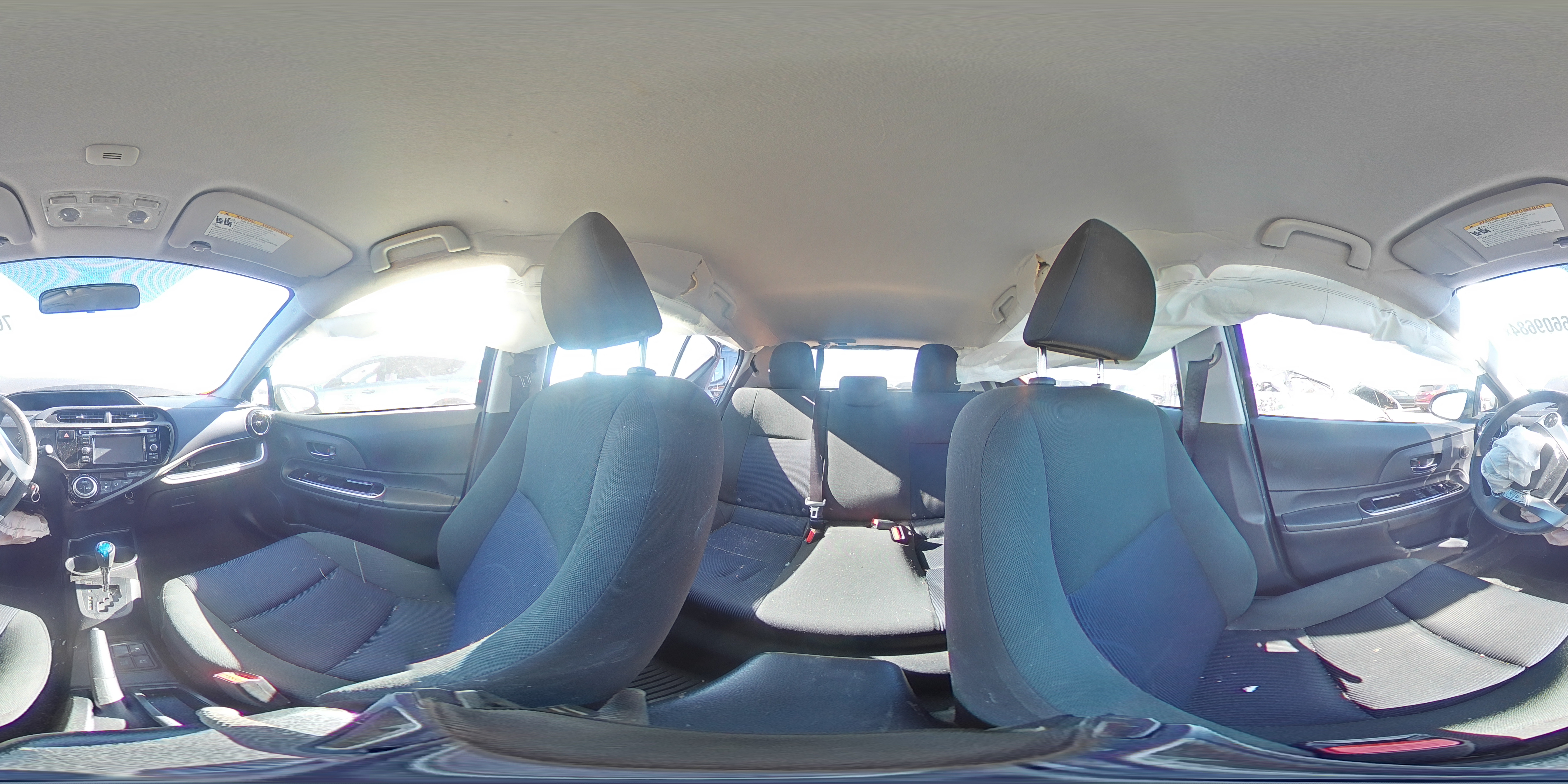 2016 Toyota Prius VIN JTDKDTB31G1123087 Copart auction photo, front end / side damage thumbnail 13