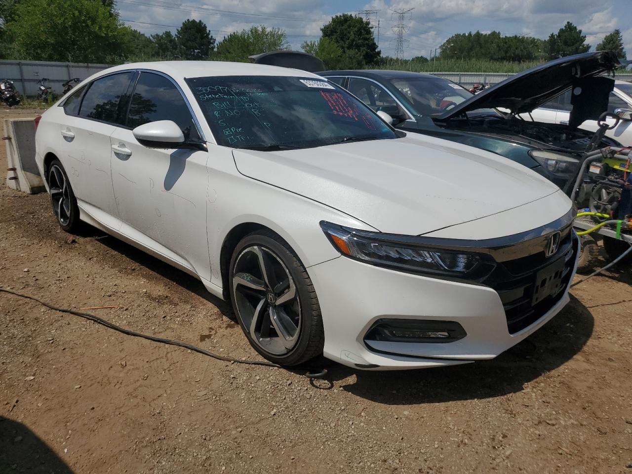 2019 Honda Accord VIN 1HGCV1F30KA023248 Copart auction photo, all over damage thumbnail 4
