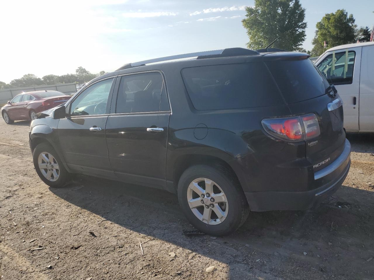 2016 GMC Acadia VIN 1GKKRPKD2GJ304964 Copart auction photo, front end / hail damage thumbnail 2