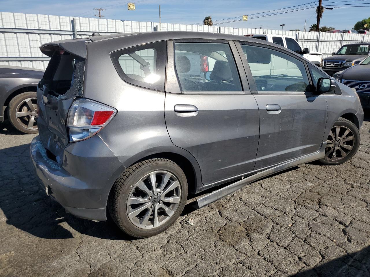 2012 Honda Fit VIN JHMGE8H51CC015056 Copart auction photo, rear end / front end damage thumbnail 3