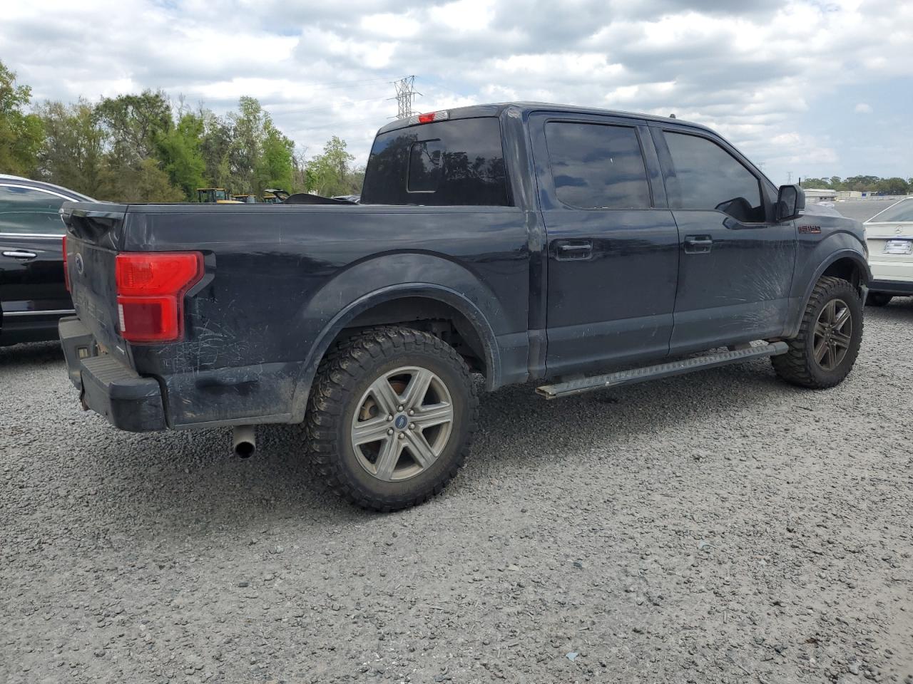 2019 Ford F-150 VIN 1FTEW1E44KKD42855 Copart auction photo, front end / rear end damage thumbnail 3