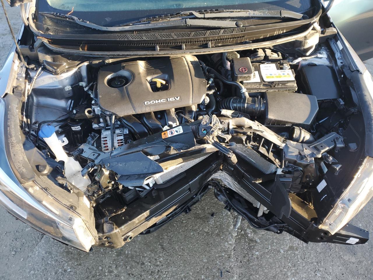 2018 KIA Forte VIN 3KPFL4A74JE202689 Copart auction photo, front end / rear end damage thumbnail 11