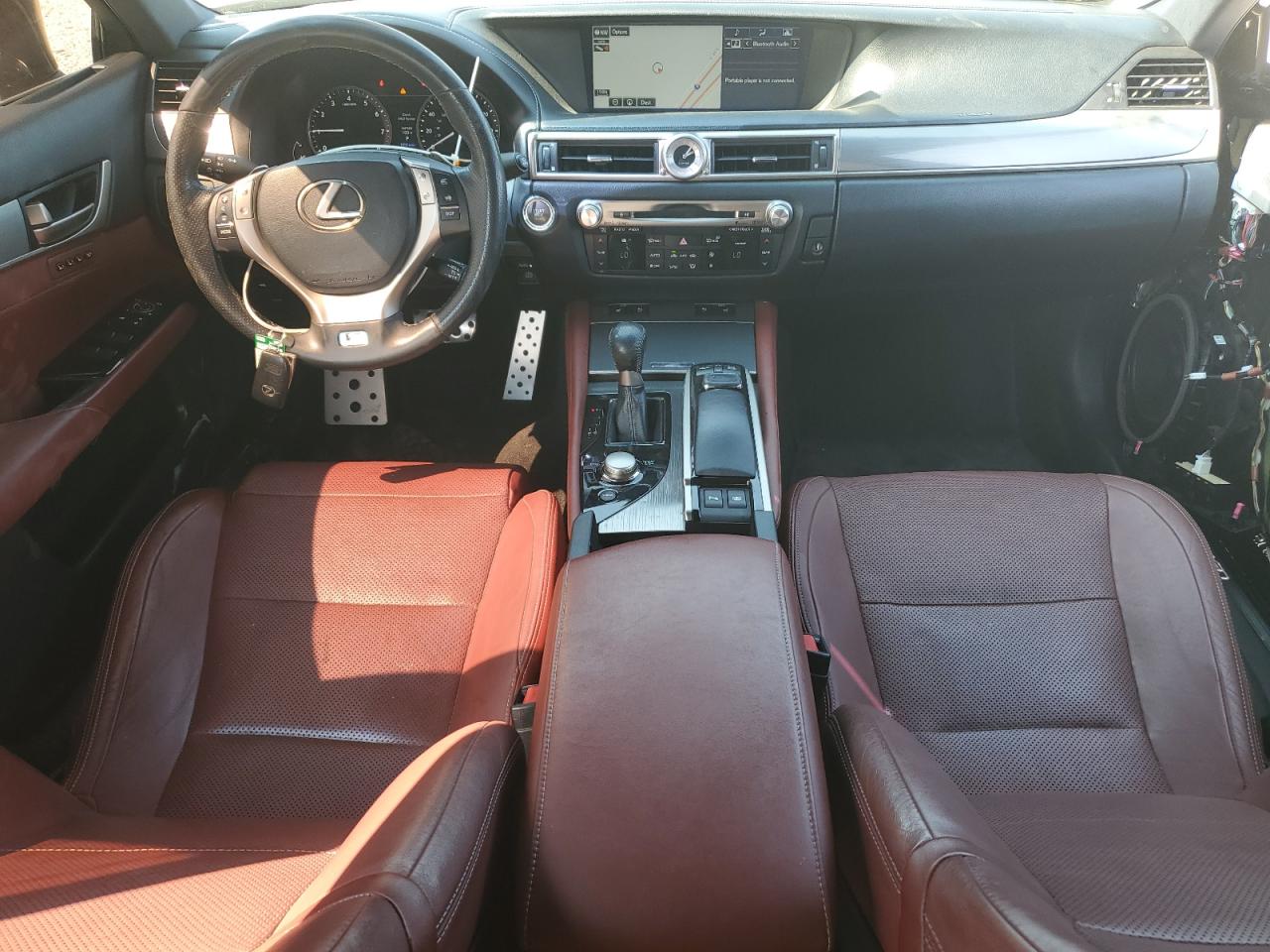 2015 Lexus GS VIN JTHCE1BL0FA005390 Copart auction photo, side / front end damage thumbnail 8