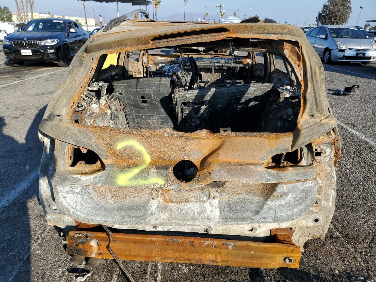 2015 Volkswagen Golf VIN 3VWCA7AU9FM514484 Copart auction photo, burn / missing/altered vin damage thumbnail 6