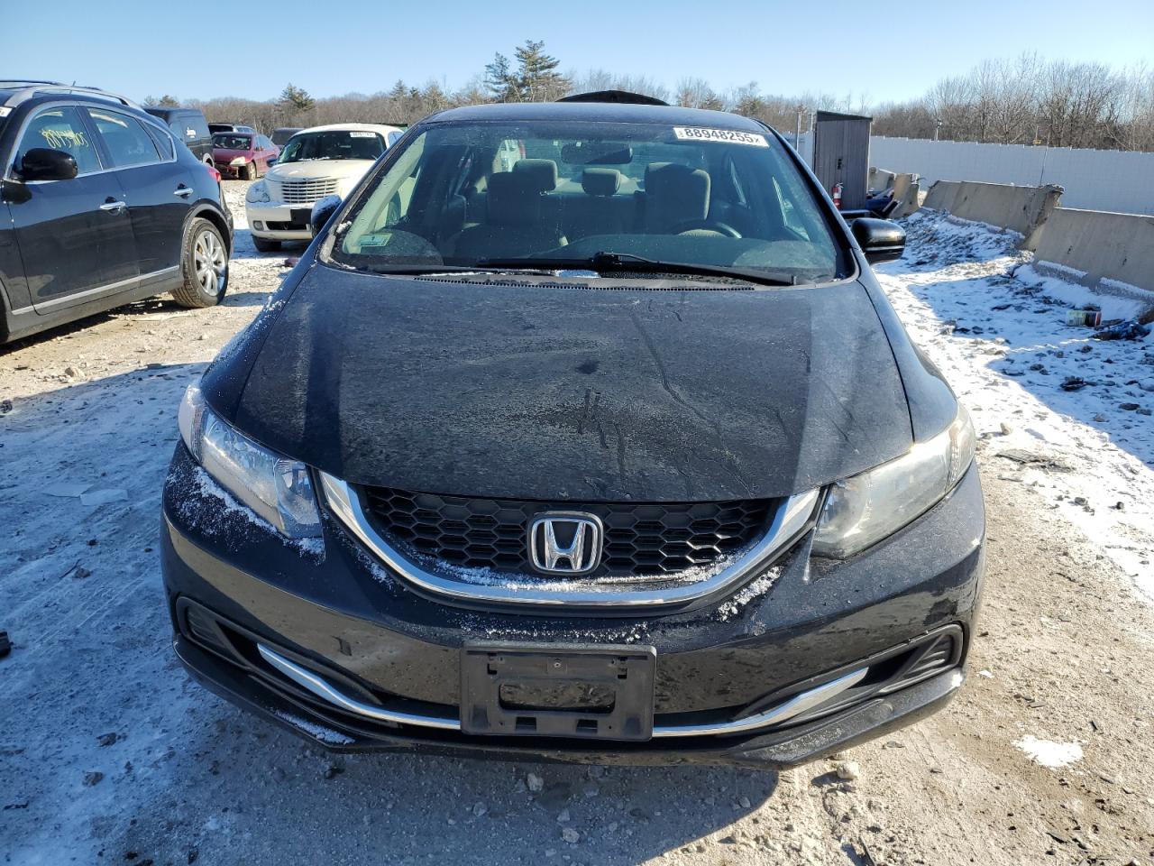 2014 Honda Civic VIN 2HGFB2F59EH525646 Copart auction photo, undercarriage / rear end damage thumbnail 5
