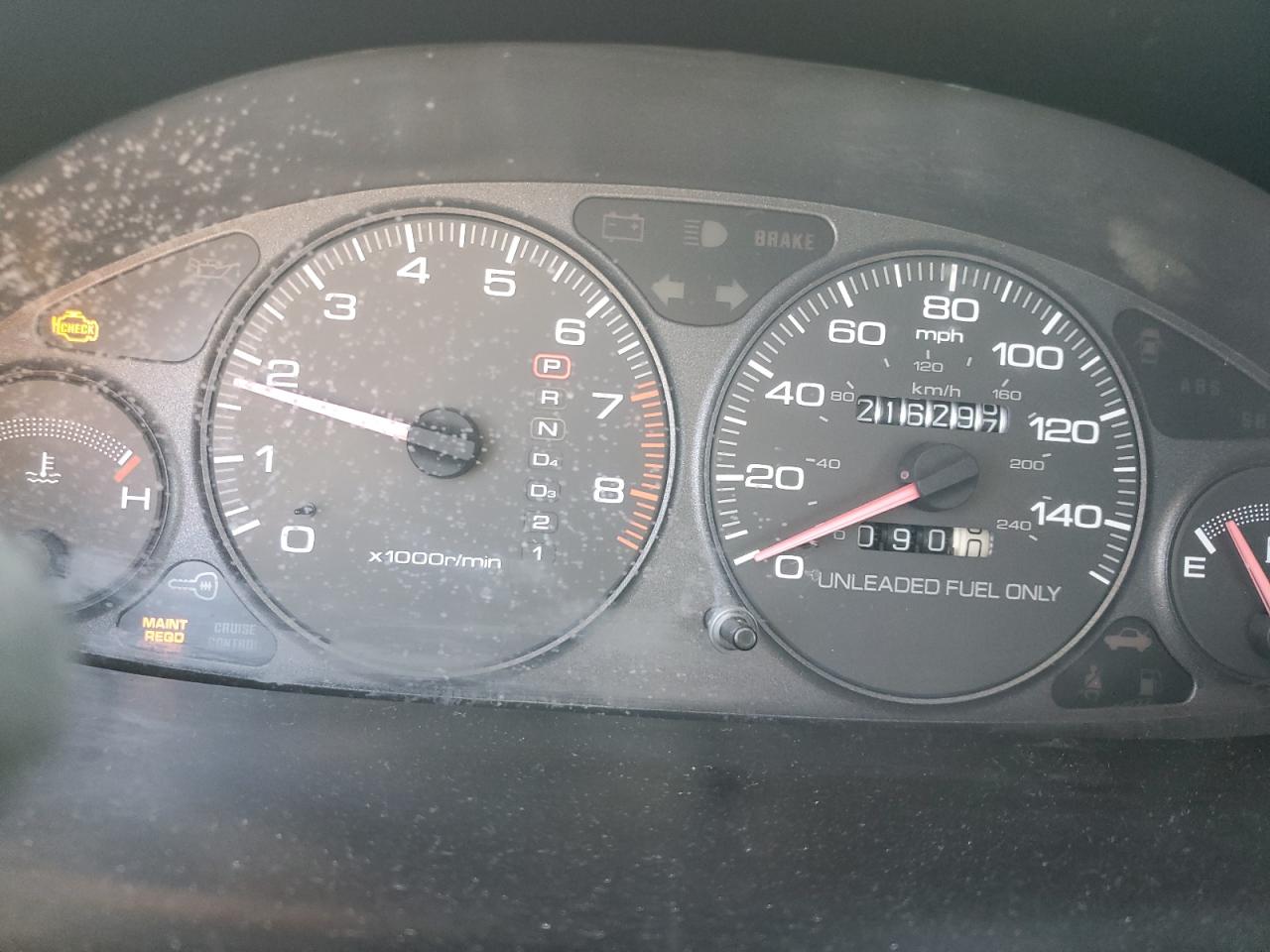 2000 Acura Integra VIN JH4DC4453YS012986 Copart auction photo, rollover damage thumbnail 9