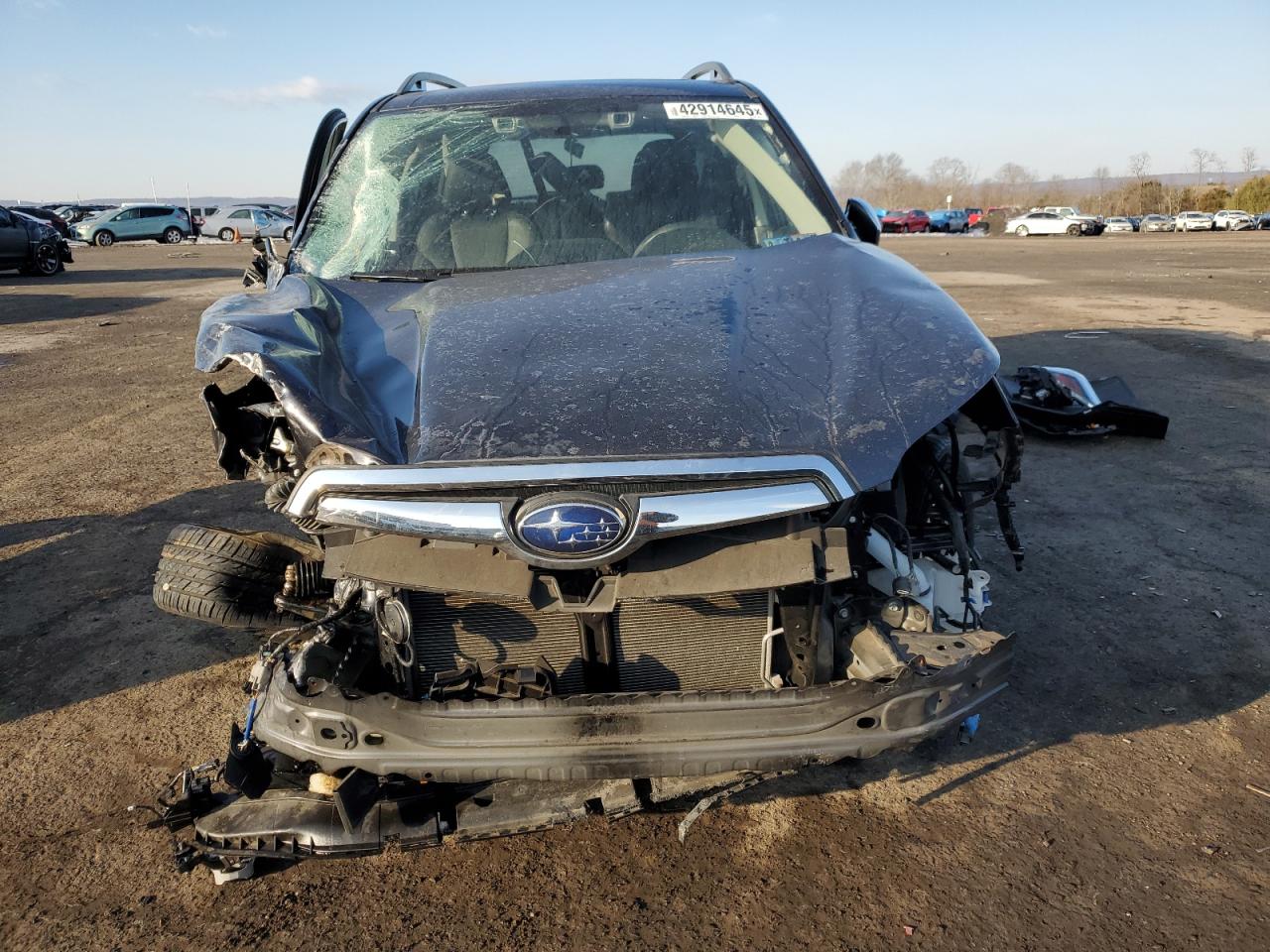 2019 Subaru Forester VIN JF2SKAWC4KH433014 Copart auction photo, front end damage thumbnail 5