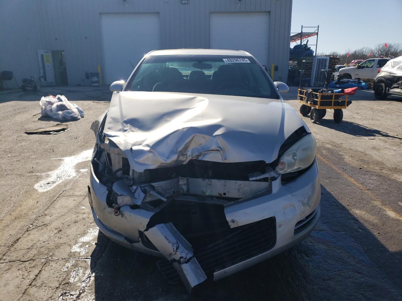 2006 Chevrolet Impala VIN 2G1WT58K469233665 Copart auction photo, front end / hail damage thumbnail 5