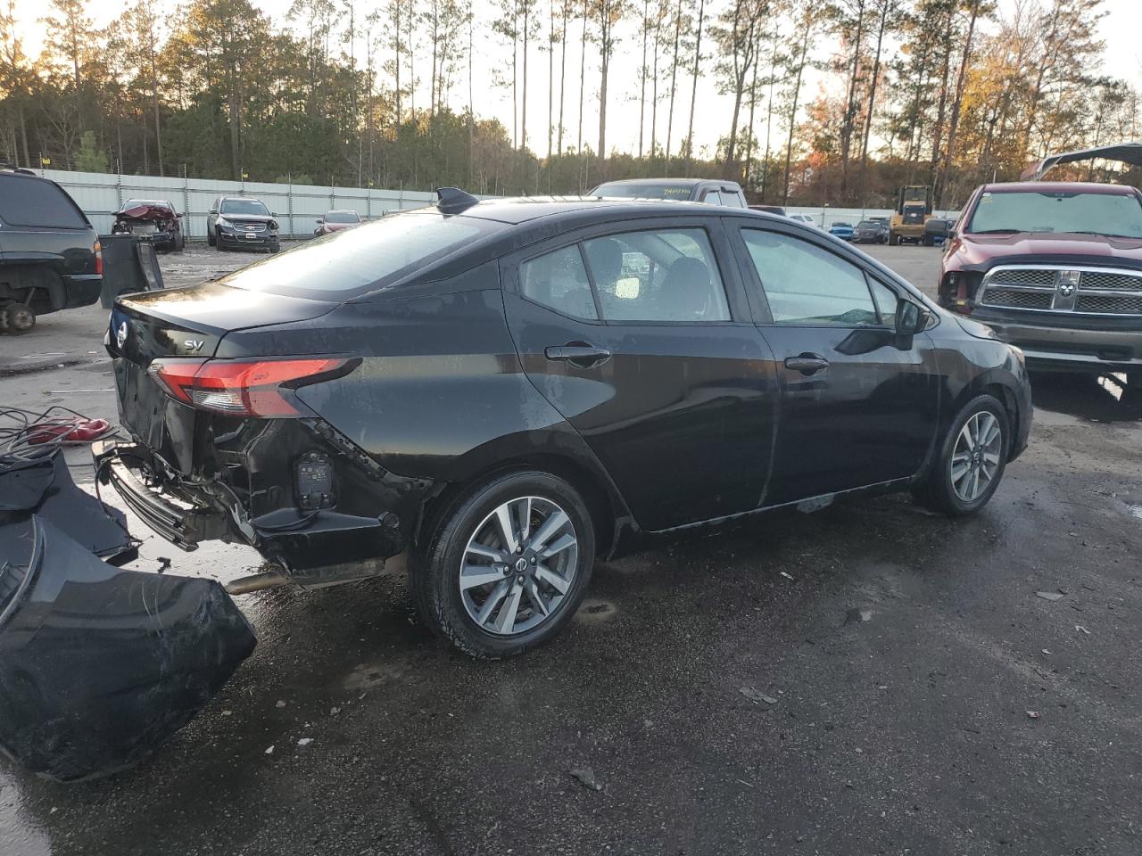 2021 Nissan Versa VIN 3N1CN8EV7ML833551 Copart auction photo, rear end damage thumbnail 3