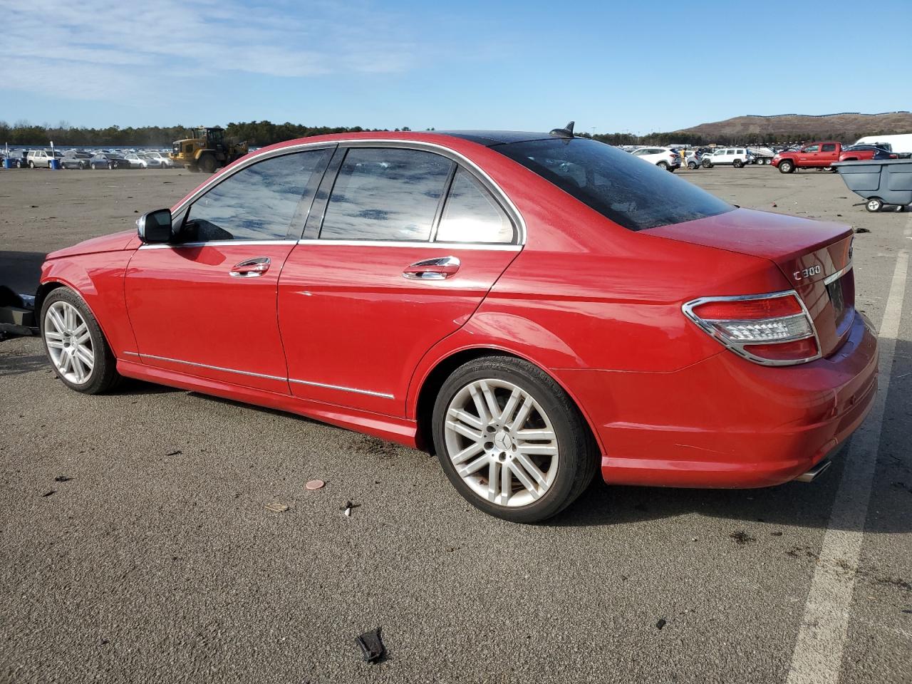 2008 Mercedes-Benz C-klasse VIN WDDGF81X78F141248 Copart auction photo, front end / minor dent/scratches damage thumbnail 2