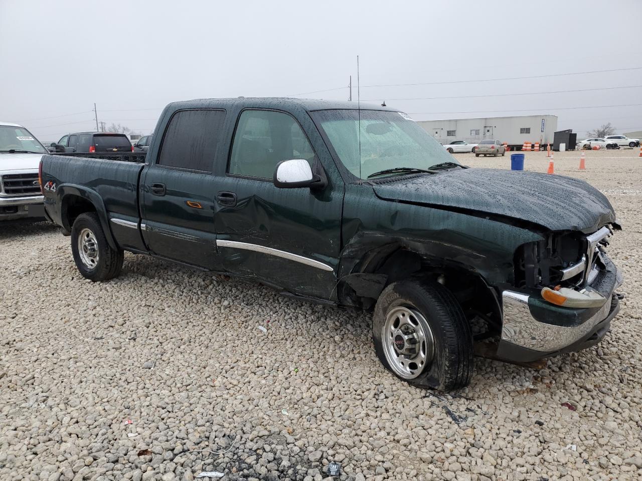 2002 GMC Sierra VIN 1GTGK13U22F189540 Copart auction photo, front end / side damage thumbnail 4