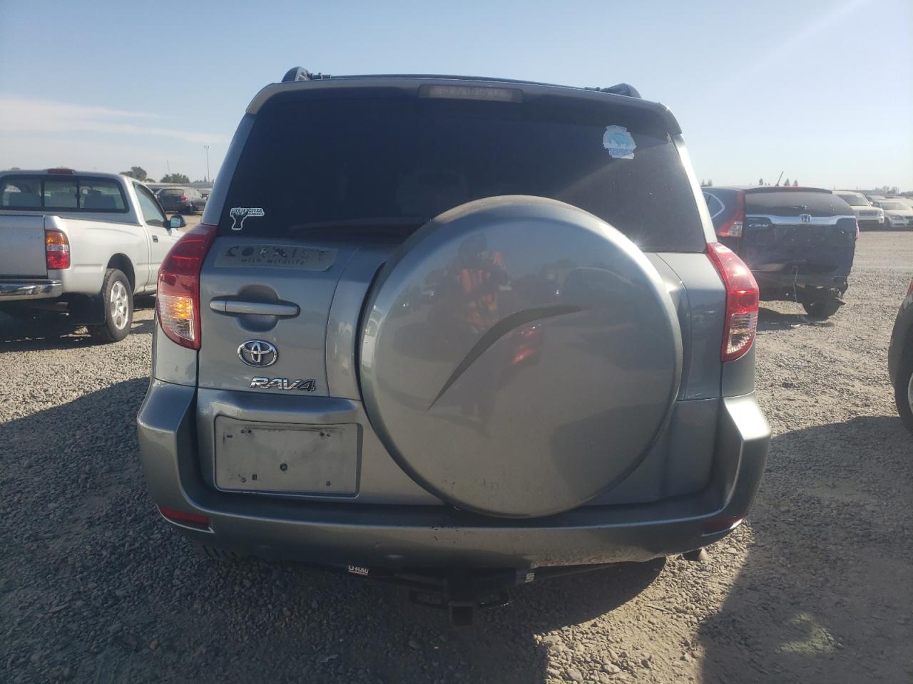 2008 Toyota RAV 4 VIN JTMZK31V086010646 Copart auction photo, burn damage thumbnail 6