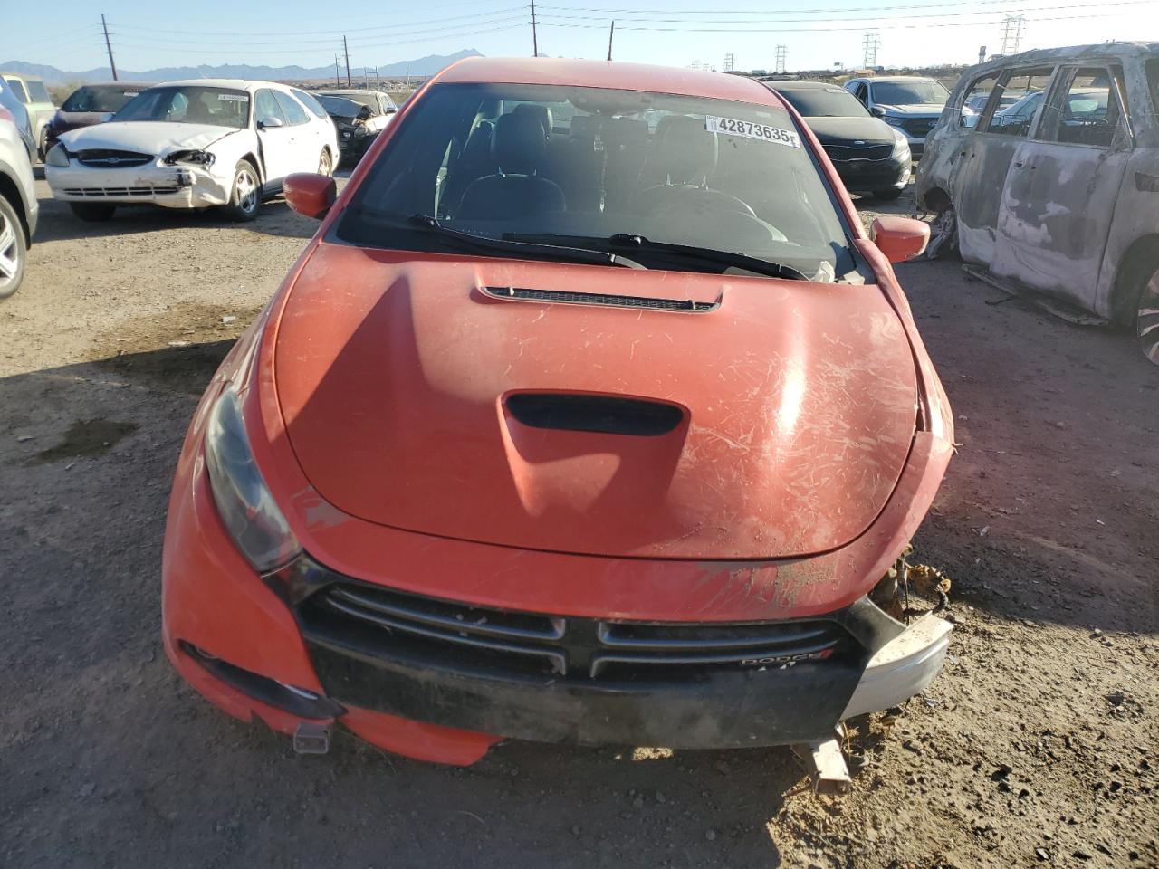 2016 Dodge Dart VIN 1C3CDFEB4GD643988 Copart auction photo, front end damage thumbnail 5
