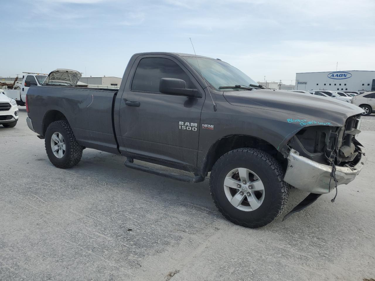 2017 RAM 1500 VIN 3C6JR7DT4HG769736 Copart auction photo, front end / side damage thumbnail 4