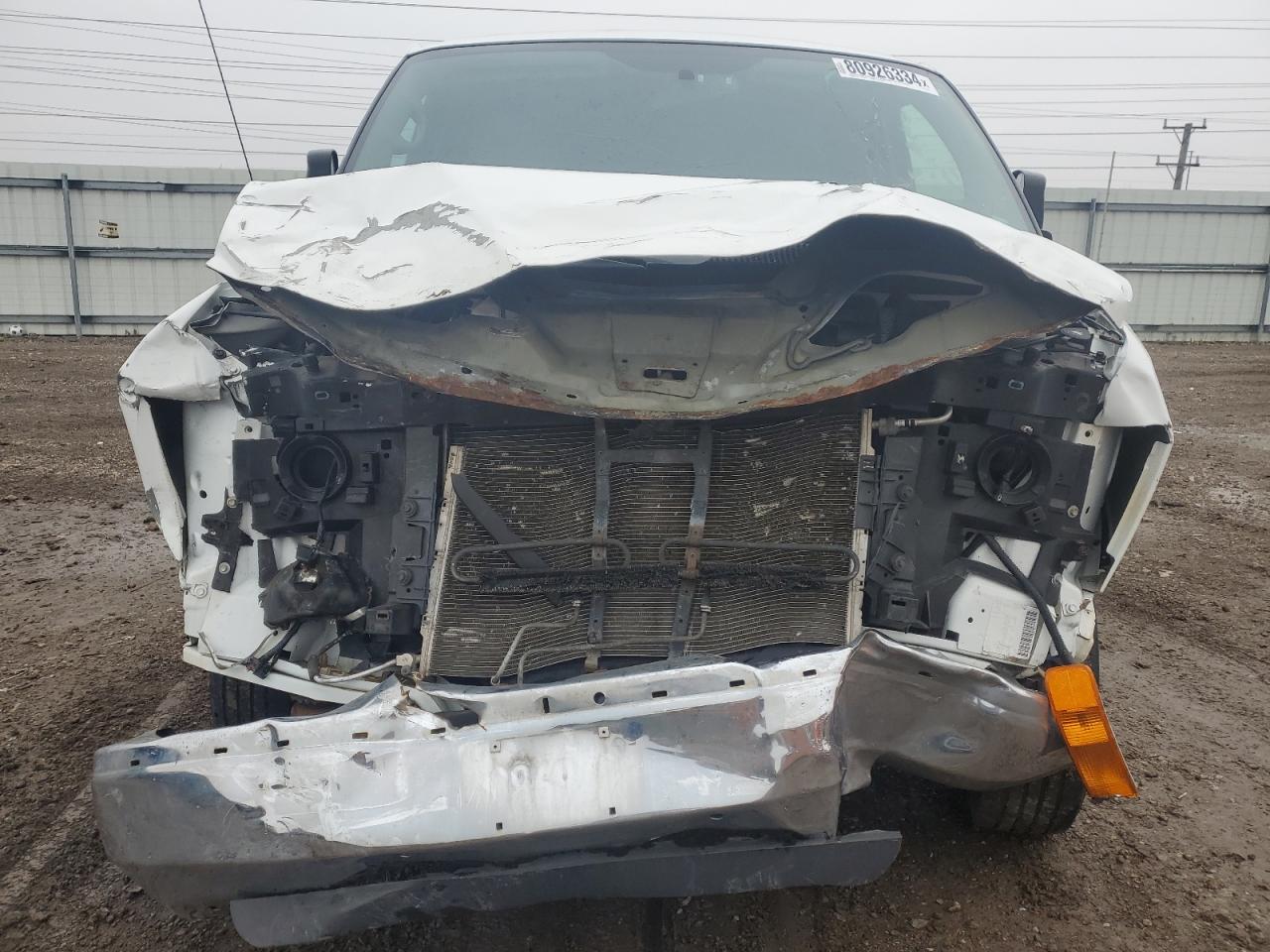 2015 GMC Savana VIN 1GTW7FCF6F1277893 Copart auction photo, front end damage thumbnail 5