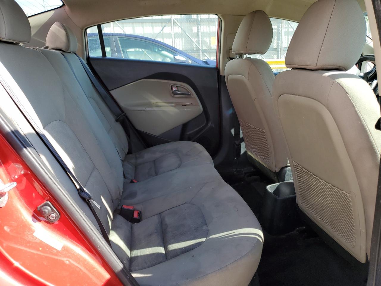 2014 KIA Rio VIN KNADM4A35E6408095 Copart auction photo, all over damage thumbnail 10
