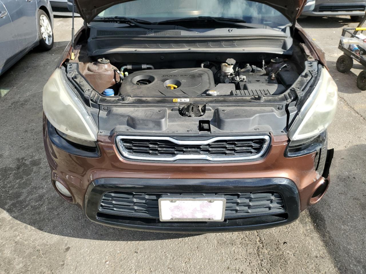 2012 KIA Soul VIN KNDJT2A66C7434753 Copart auction photo, front end / side damage thumbnail 12