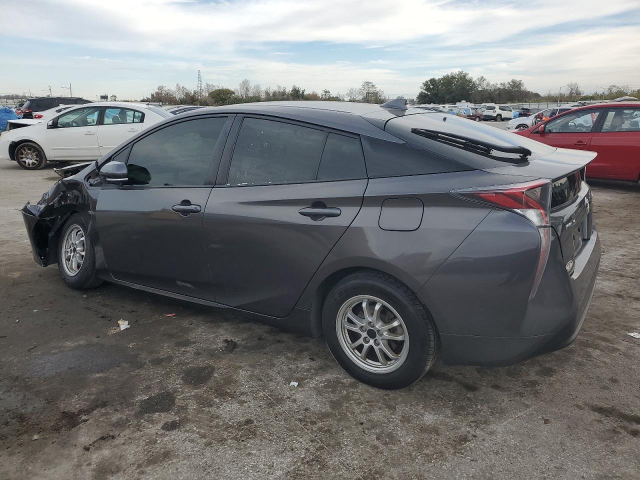 2017 Toyota Prius VIN JTDKBRFU4H3547073 Copart auction photo, front end / side damage thumbnail 2