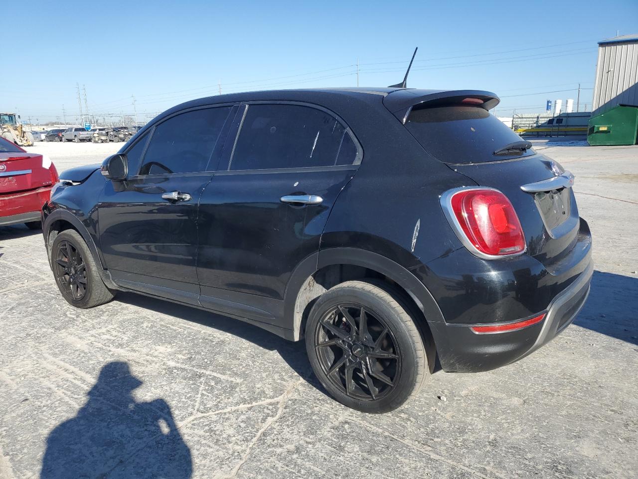2018 Fiat 500 VIN ZFBCFXCB5JP684637 Copart auction photo, front end / hail damage thumbnail 2