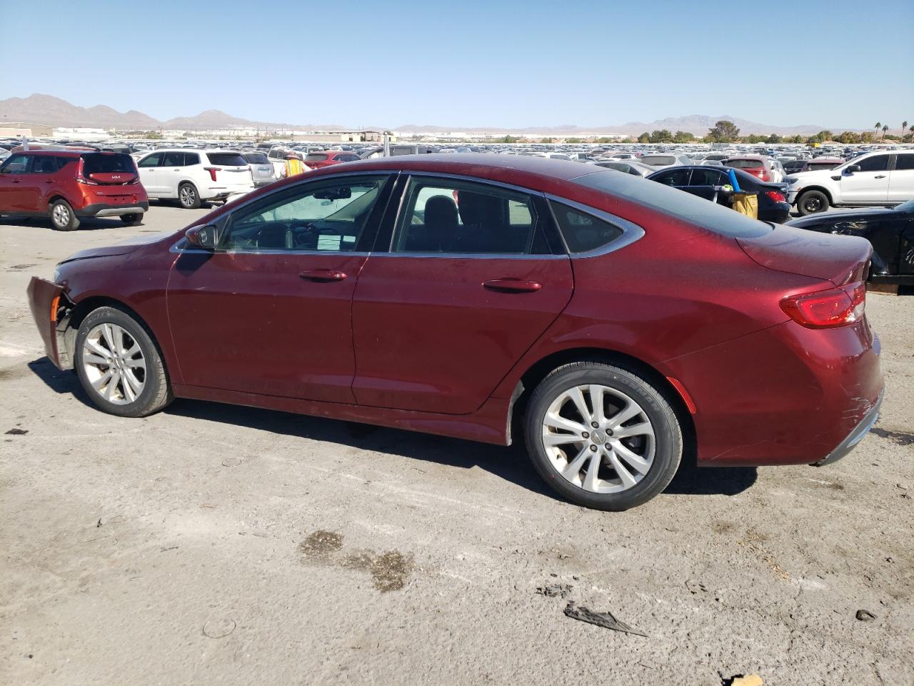 2015 Chrysler 200 VIN 1C3CCCAB9FN527377 Copart auction photo, front end damage thumbnail 2
