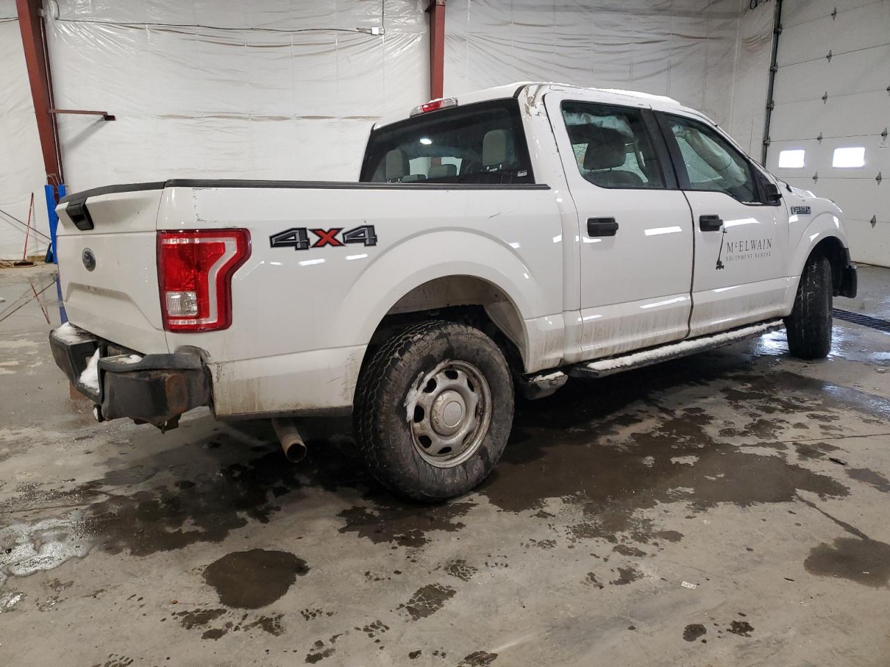 2017 Ford F-150 VIN 1FTEW1EP7HKD77814 Copart auction photo, rollover damage thumbnail 3