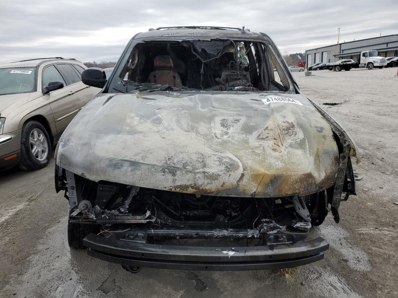2012 Chevrolet Suburban VIN 1GNSKJE79CR315756 Copart auction photo, burn damage thumbnail 5