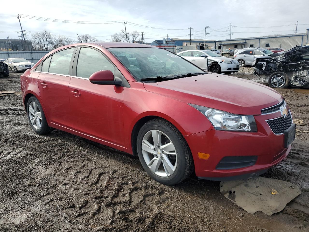 2014 Chevrolet Cruze VIN 1G1P75SZXE7282349 Copart auction photo, front end damage thumbnail 4