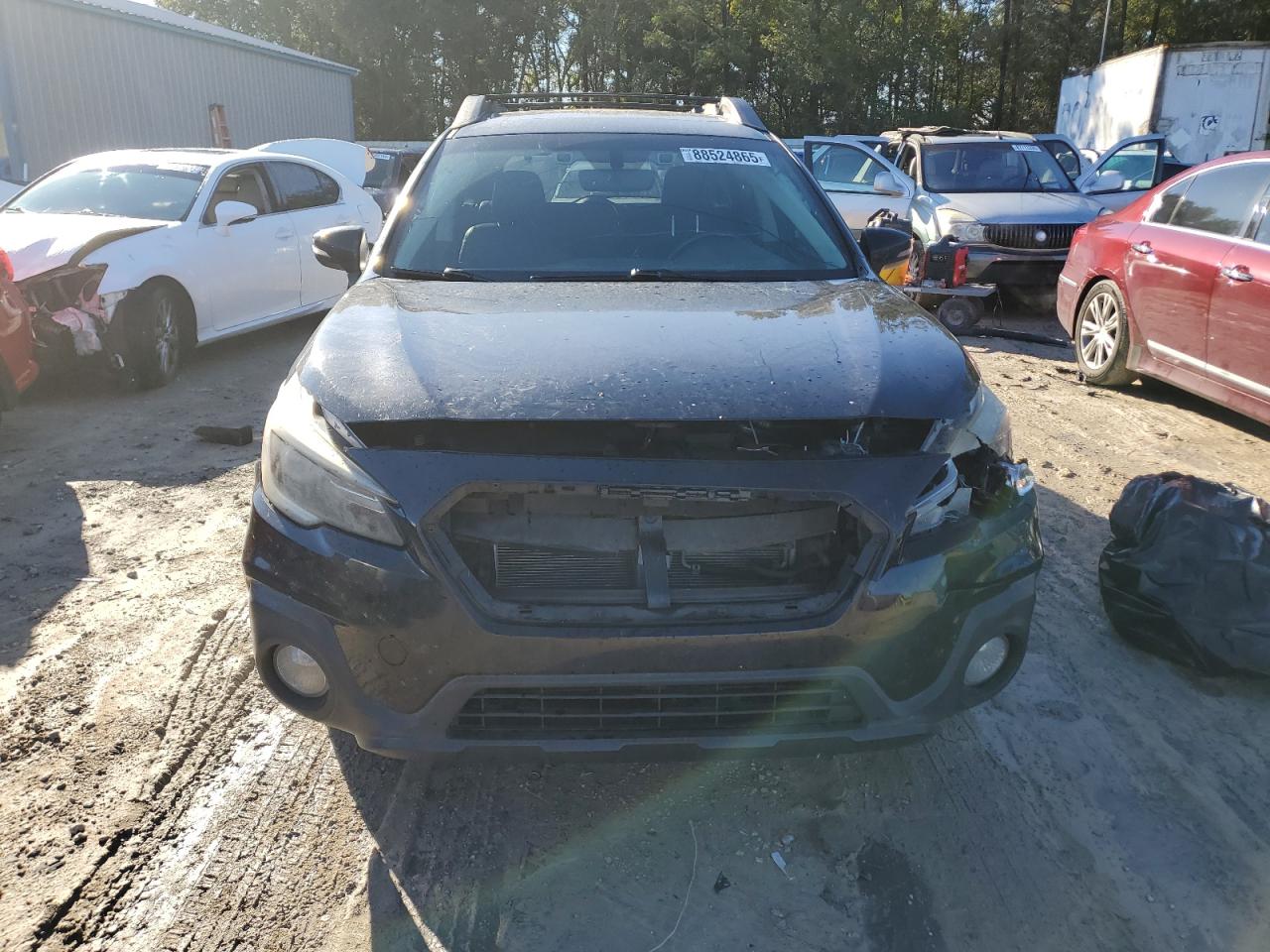 2018 Subaru Outback VIN 4S4BSANC0J3357122 Copart auction photo, front end / side damage thumbnail 5