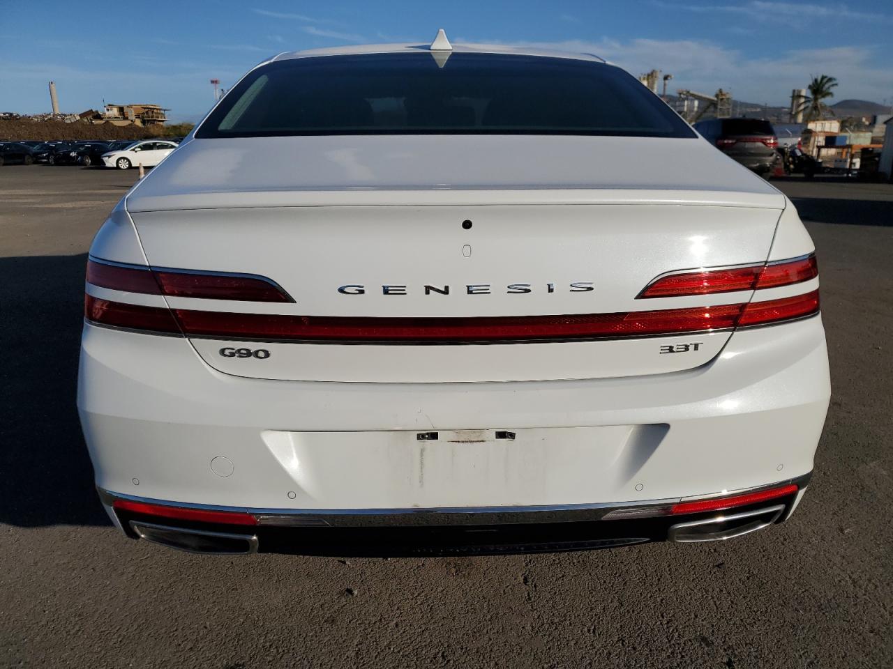 2020 Genesis G90 VIN KMTF34PA7LU081276 Copart auction photo, front end damage thumbnail 6