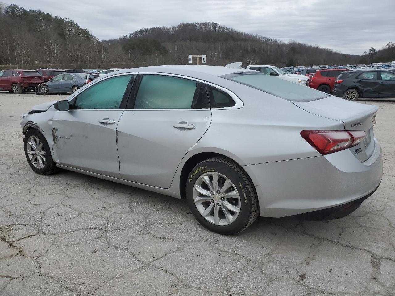 2020 Chevrolet Malibu VIN 1G1ZD5ST2LF041420 Copart auction photo, front end / side damage thumbnail 2