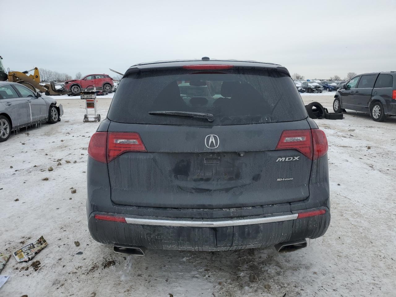 2013 Acura MDX VIN 2HNYD2H37DH510679 Copart auction photo, front end damage thumbnail 6