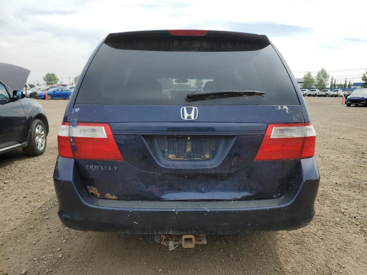 2007 Honda Odyssey VIN 5FNRL38457B501694 Copart auction photo, hail / rear end damage thumbnail 6