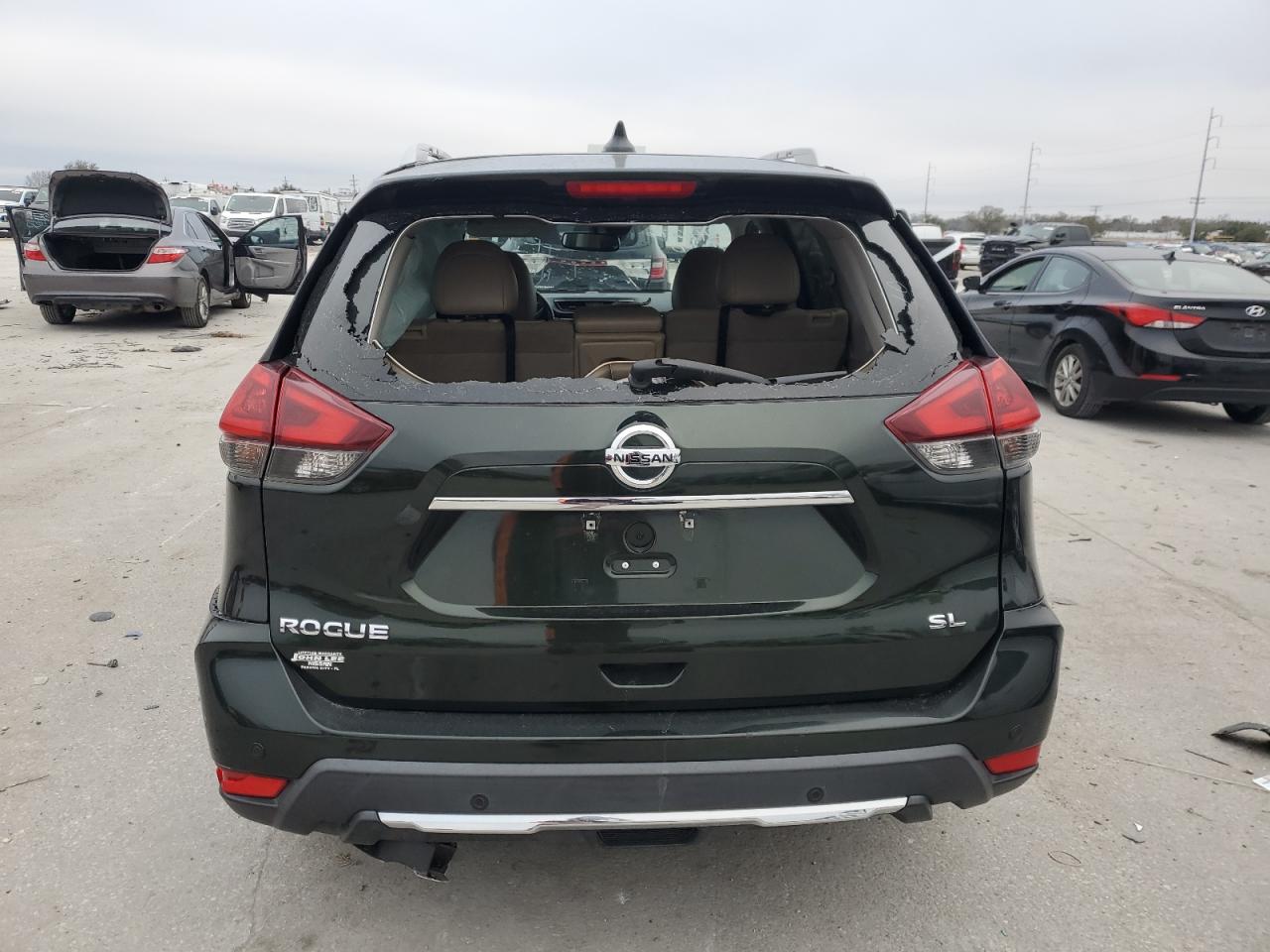 2020 Nissan Rogue VIN 5N1AT2MT3LC740331 Copart auction photo, all over / rear end damage thumbnail 6