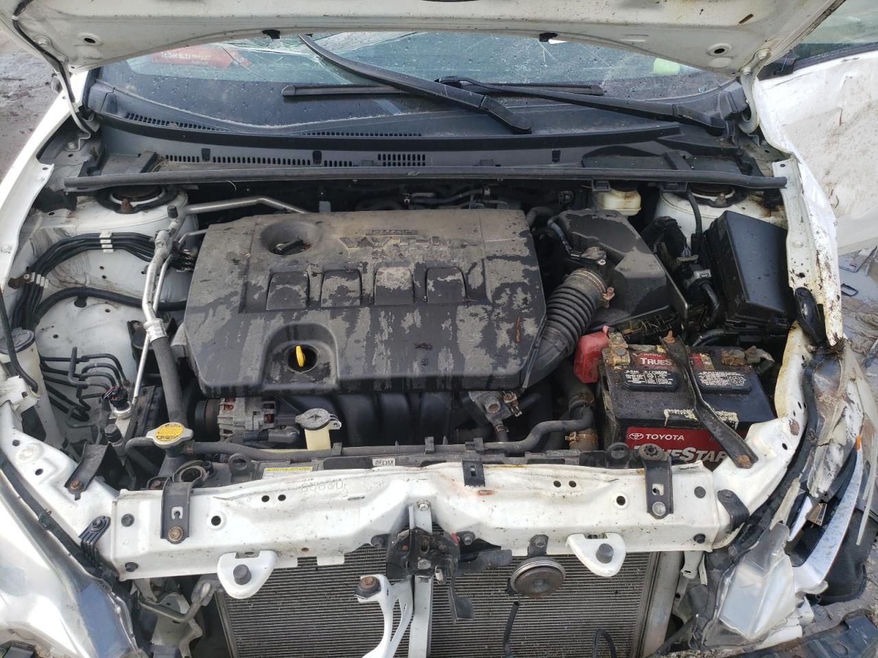 2015 Toyota Corolla VIN 2T1BURHE2FC255183 Copart auction photo, rollover damage thumbnail 11