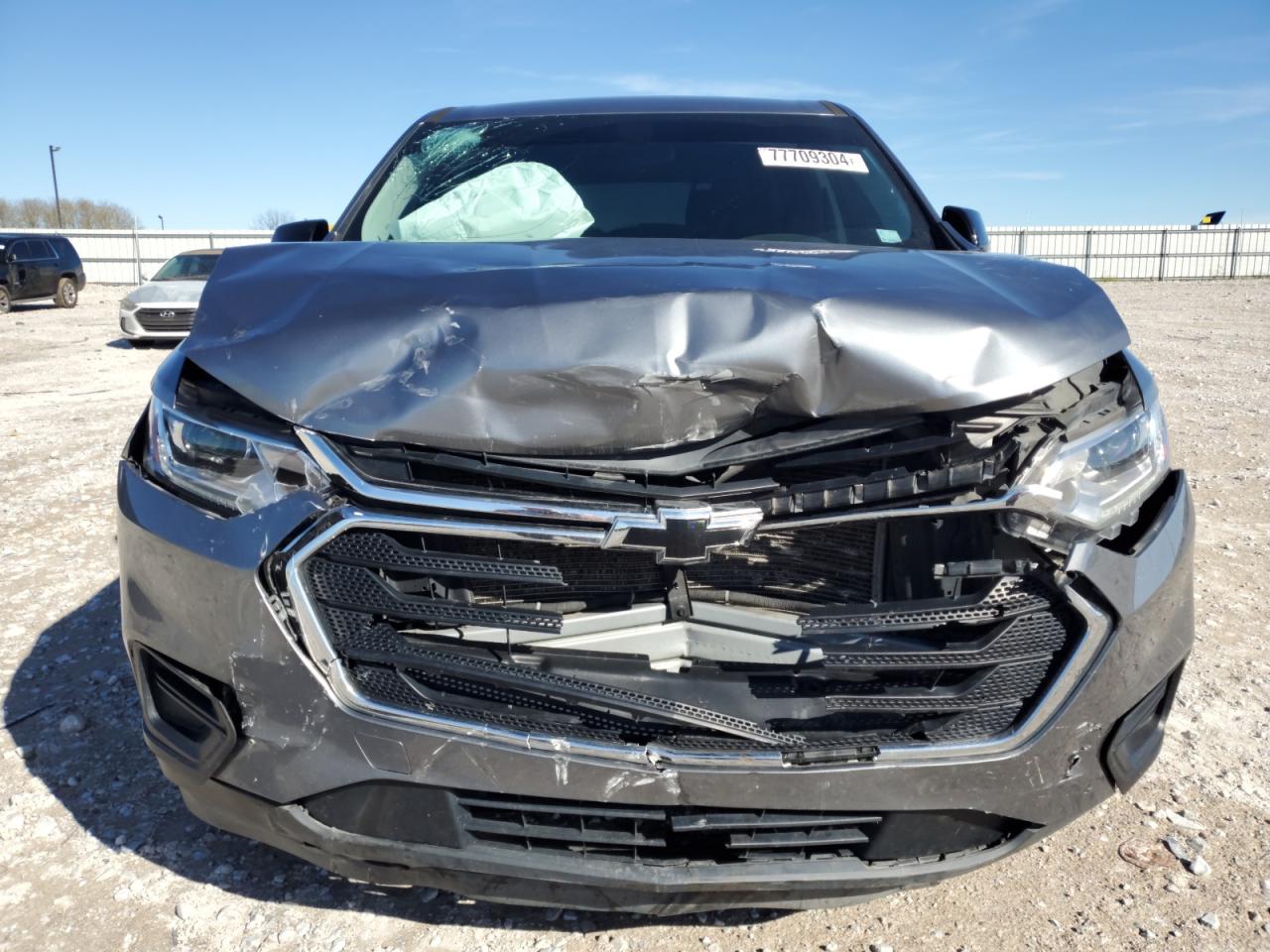 2020 Chevrolet Traverse VIN 1GNERFKW7LJ123817 Copart auction photo, front end damage thumbnail 5