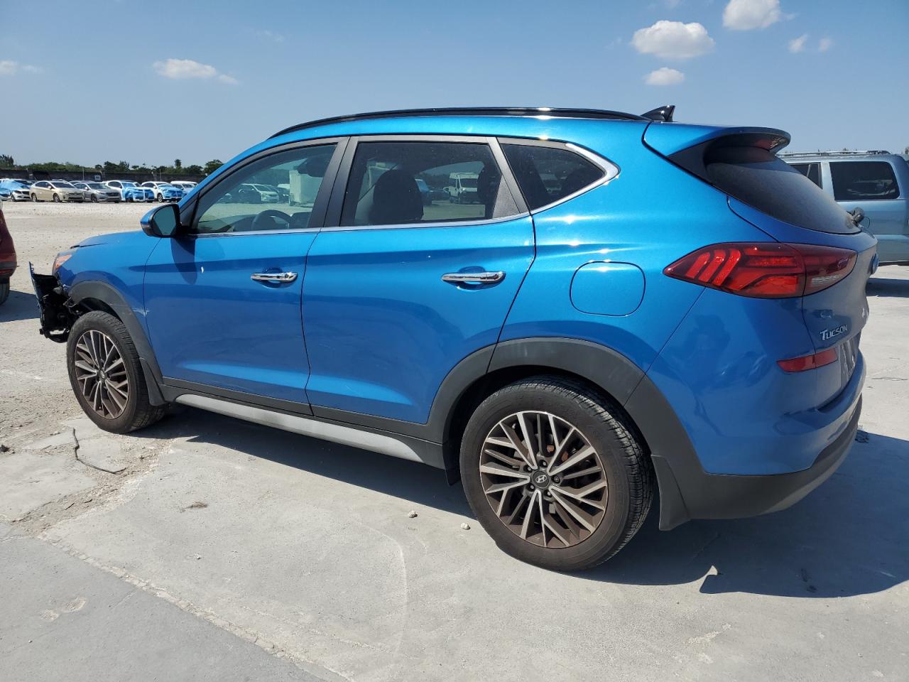 2019 Hyundai Tucson VIN KM8J3CAL0KU911006 Copart auction photo, front end / minor dent/scratches damage thumbnail 2