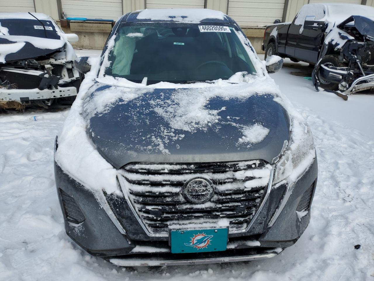 2021 Nissan Kicks VIN 3N1CP5BV8ML500823 Copart auction photo, side / front end damage thumbnail 5