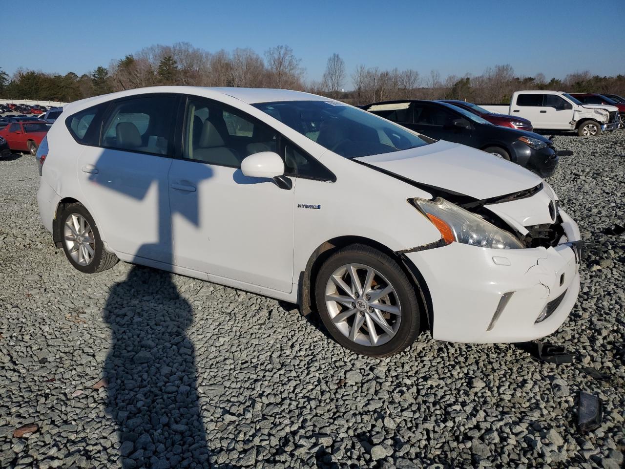2012 Toyota Prius VIN JTDZN3EU5C3085619 Copart auction photo, front end / rear end damage thumbnail 4
