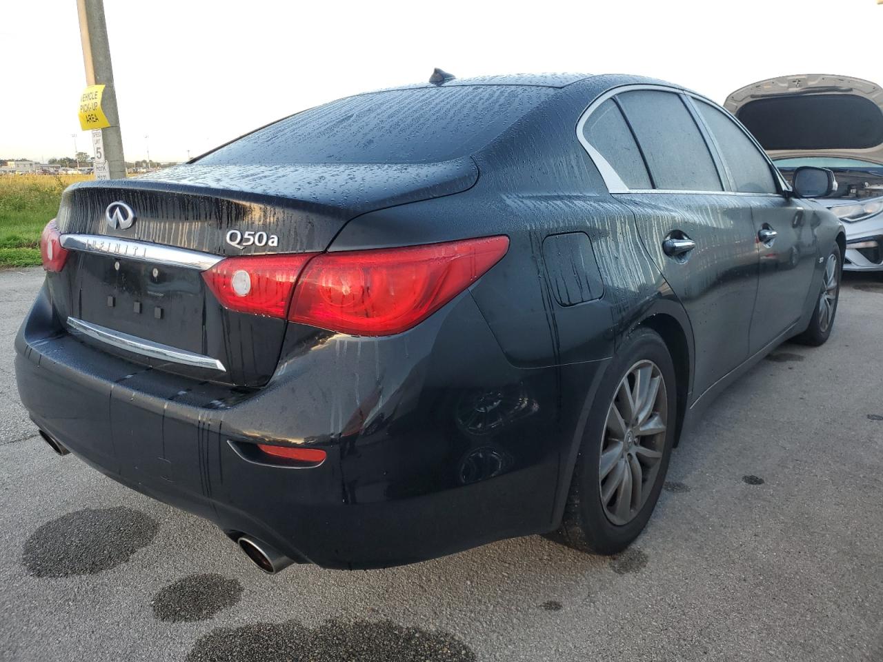 2015 Infiniti Q50 VIN JN1BV7AP3FM340200 Copart auction photo, water/flood damage thumbnail 3