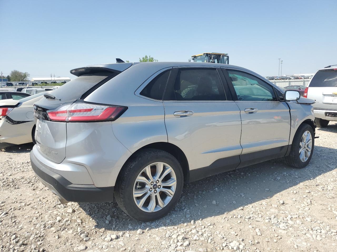 2022 Ford Edge VIN 2FMPK4K91NBA26801 Copart auction photo, front end / hail damage thumbnail 3