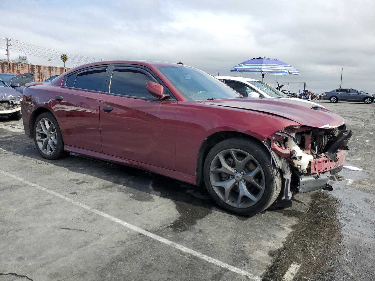 2020 Dodge Charger VIN 2C3CDXHG5LH199451 Copart auction photo, front end damage thumbnail 4
