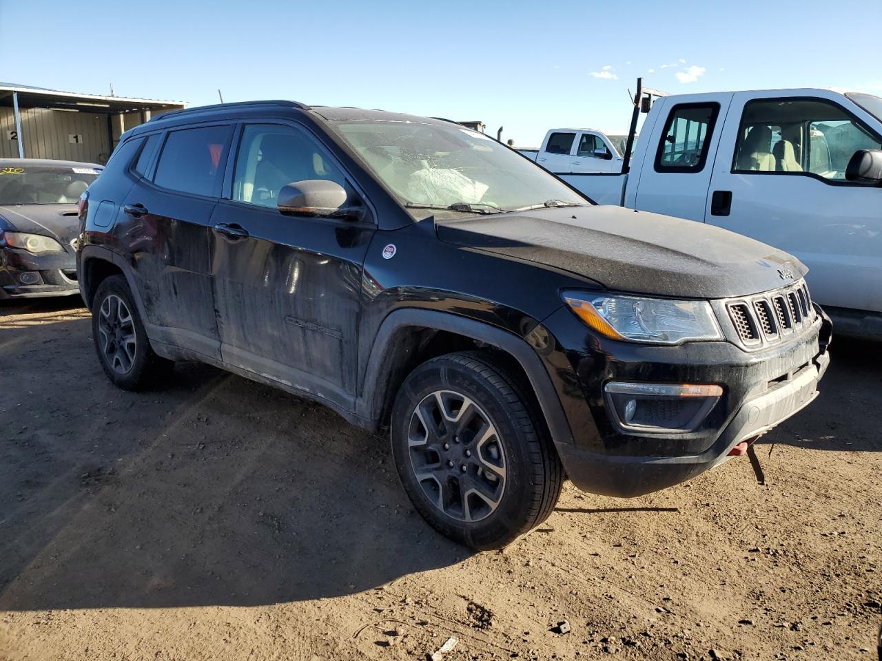 2019 Jeep Compass VIN 3C4NJDDB9KT714494 Copart auction photo, front end / mechanical damage thumbnail 4
