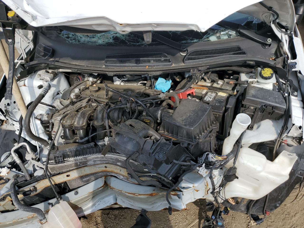 2019 Ford Fiesta VIN 3FADP4EJ7KM128117 Copart auction photo, front end damage thumbnail 11